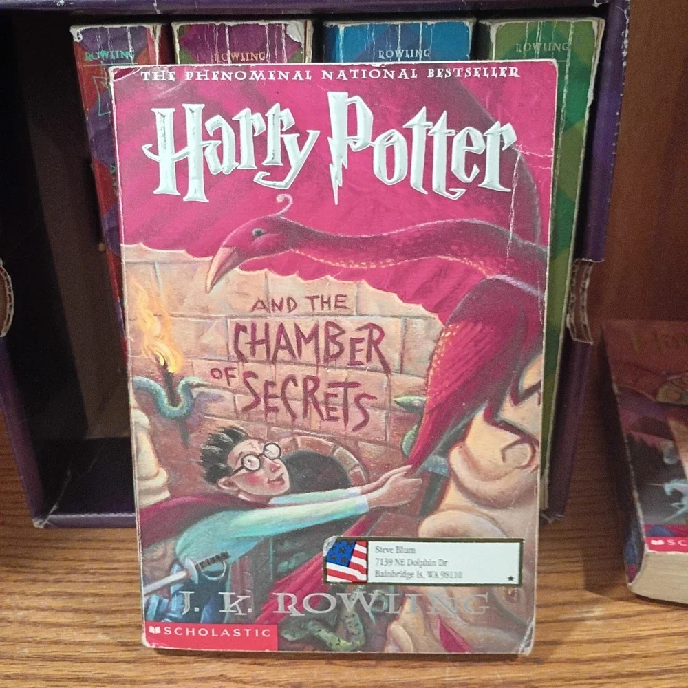 Harry Potter Complete Book Set by JK Rowling + Quidditch Through... Paperback